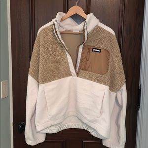 NWOT Columbia teddy cozy hoodie jacket